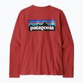 Лонгслів жіночий Patagonia P-6 Logo Responsibili-Tee potters red 2