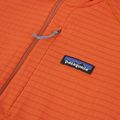 Кофта флісова чоловіча Patagonia R1 Hybrid coal orange 3