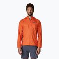 Куртка вітровка чоловіча Patagonia Houdini coral orange