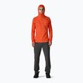 Кофта чоловіча Patagonia R1 Ultralight Hoody coal orange 2