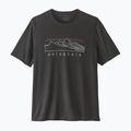 Футболка чоловіча Patagonia Cap Cool Trail Stratapeaks ink black