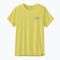 Футболка жіноча Patagonia Capilene Cool Daily Shirt - Boardshort Logo lemon zest