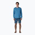 Лонгслів чоловічий Patagonia Capilene Cool Daily - Boardshort Logo shore blue/light shore blue x-dye 2