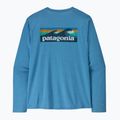 Лонгслів чоловічий Patagonia Capilene Cool Daily - Boardshort Logo shore blue/light shore blue x-dye 5