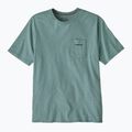 Футболка чоловіча Patagonia Boardshort Logo Pocket Responsibili blue sage