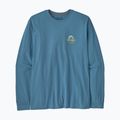 Лонгслів трекінговий чоловічий Patagonia Great Waves Responsibili Tee shore blue 5
