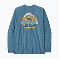 Лонгслів трекінговий чоловічий Patagonia Great Waves Responsibili Tee shore blue 6