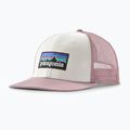 Кепка Patagonia P-6 Logo Trucker white w/quiet violet