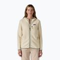 Кофта флісова жіноча Patagonia Retro Pile Hoody natural w/ellwood green