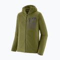 Кофта трекінгова чоловіча Patagonia R1 Air Full Zip Hoody caper green
