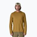 Кофта чоловіча Patagonia Capilene Ultra Hoody bobcat brown/light bobcat brown x-dye