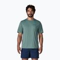 Футболка чоловіча Patagonia Capilene Cool Daily - Boardshort Logo blue sage/light blue sage x-dye