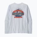 Лонгслів трекінговий чоловічий Patagonia Great Waves Responsibili Tee white 2