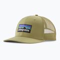 Кепка з козирком Patagonia P-6 Logo Trucker gumtree green