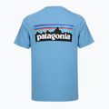 Футболка чоловіча Patagonia P-6 Logo shore blue 2
