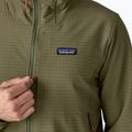 Куртка софтшел чоловіча Patagonia R1 TechFace Hoody basin green 9