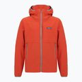 Куртка софтшел чоловіча Patagonia R1 TechFace Hoody hot ember