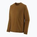 Лонгслів трекінговий чоловічий Patagonia Cap Cool Merino Blend LS wolf brown
