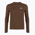 Лонгслів трекінговий чоловічий Patagonia Cap Cool Daily Hut Tripper LS berm brown - light berm brown x-dye