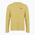 Лонгслів чоловічий Patagonia Cap Cool Daily Boardshort Logo LS limestone yellow - Light Limestone yellow x-dye