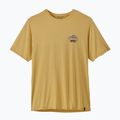 Футболка чоловіча Patagonia Cap Cool Daily Great Waves limestone yellow - light limestone yellow x-dye