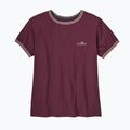 Футболка жіноча Patagonia Fitz Roy Foothills Ringer Tee berry fig