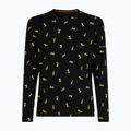 Чоловічий термолонгслів Merino 200 Oasis Crewe Snow Day чорний/перидот/аоп 8