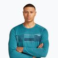 Лонгслів термічний чоловічий icebreaker Merino 200 Oasis Crewe Elevation Line topaz 6