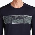 Чоловіча термоактивна кофта icebreaker Merino 200 Oasis Crewe Elevation Line midnight navy 5