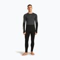 Чоловіча термоактивна футболка з довгим рукавом Icebreaker Merino 200 Oasis+ LS Crewe 0JI чорний/джет хітер/нефарбований/cb 2