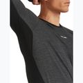 Лонгслів термічний чоловічий Icebreaker Merino 200 Oasis+ LS Crewe 0JI black/jet heather/undyed/cb 4