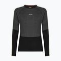 Чоловіча термоактивна футболка з довгим рукавом Icebreaker Merino 200 Oasis+ LS Crewe 0JI чорний/джет хітер/нефарбований/cb 7