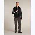 Лонгслів термічний чоловічий Icebreaker Merino 200 Oasis+ LS Crewe 0JI black/jet heather/undyed/cb 8