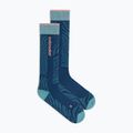 Жіночі лижні шкарпетки Icebreaker Merino Ski+ Light OTC Mountain Contour Atlantis/Hydro/Acid Pink 2