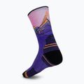 Шкарпетки жіночі Smartwool Hike Mountain Sunrise Print Crew deep navy 2
