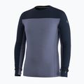 Кофта термоактивна чоловіча Smartwool Classic Thermal Merino Base Layer Colorblock Crew Boxed deep navy/nightfall 3