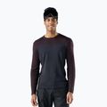 Кофта термоактивна чоловіча Smartwool Classic Thermal Merino Base Layer Colorblock Crew Boxed mink/charcoal