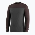 Кофта термоактивна чоловіча Smartwool Classic Thermal Merino Base Layer Colorblock Crew Boxed mink/charcoal 3