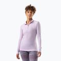 Кофта термоактивна жіноча Smartwool Classic Thermal Merino Base Layer 1/4 Zip Boxed lavender sky heather
