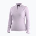 Кофта термоактивна жіноча Smartwool Classic Thermal Merino Base Layer 1/4 Zip Boxed lavender sky heather 3