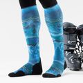 Шкарпетки лижні Smartwool Ski Targeted Cushion Storm Peak Print OTC nightfall blue 2