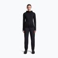 Кофта трекінгова жіноча Icebreaker Merino 200 Realfleece Descender Half Zip Hoodie black 4