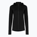 Кофта трекінгова жіноча Icebreaker Merino 300 Realfleece Descender Zip Hoodie black