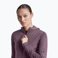 Кофта трекінгова жіноча Icebreaker Merino 200 Realfleece Descender Half Zip Hoodie grey plum 8