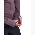 Кофта трекінгова жіноча Icebreaker Merino 200 Realfleece Descender Half Zip Hoodie grey plum 9