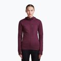 Кофта трекінгова жіноча Icebreaker Merino 300 Realfleece Descender Zip Hoodie dark berry
