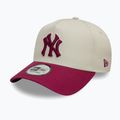 Бейсболка New Era WS Patch Eframe New York Yankees світло-бежева 3