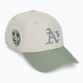 Бейсболка New Era WS Patch 9Forty Oakland Athletics світло-бежева