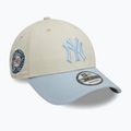 Бейсболка New Era WS Patch 9Forty New York Yankees світло-бежева