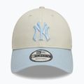Бейсболка New Era WS Patch 9Forty New York Yankees світло-бежева 2